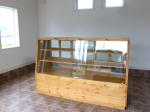 パン屋さんで使うガラスケース/家具工房okamoku