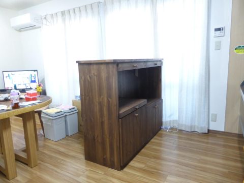 間仕切りキッチンカウンター