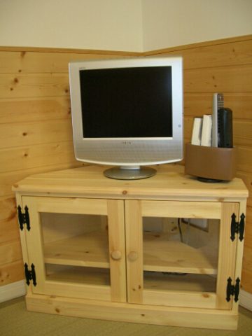 小型(ミニ)コーナーテレビ台